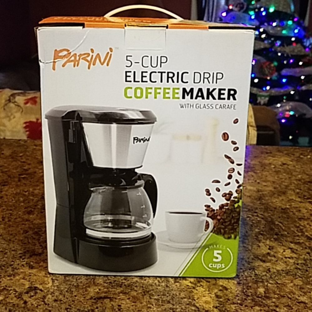 NIB Parini 5cup Coffee Maker